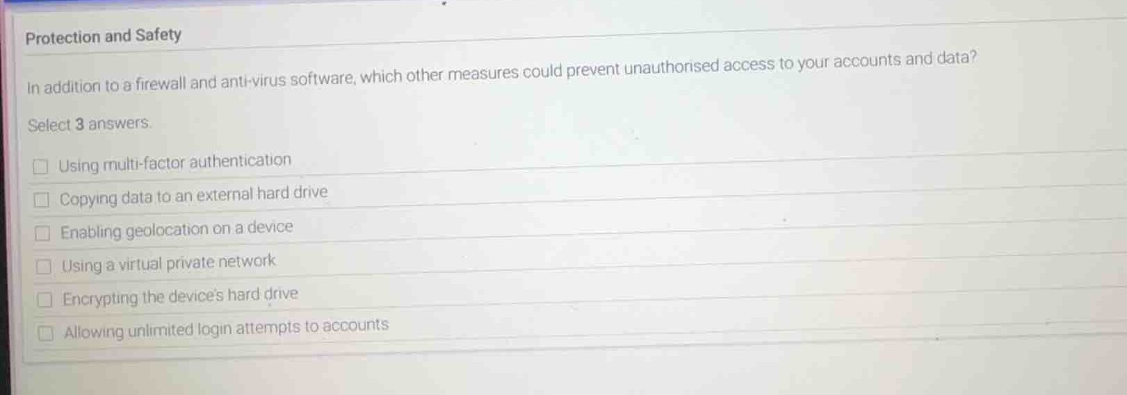 protection and safety in addition to a firewall and anti-virus software…