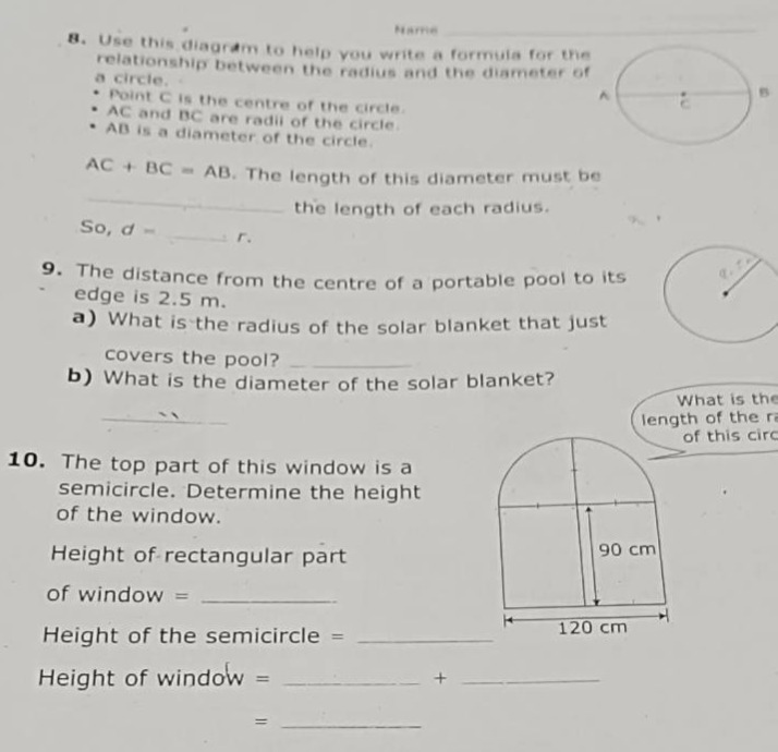 8. use this diagram to help you write a formula for the relationship be…