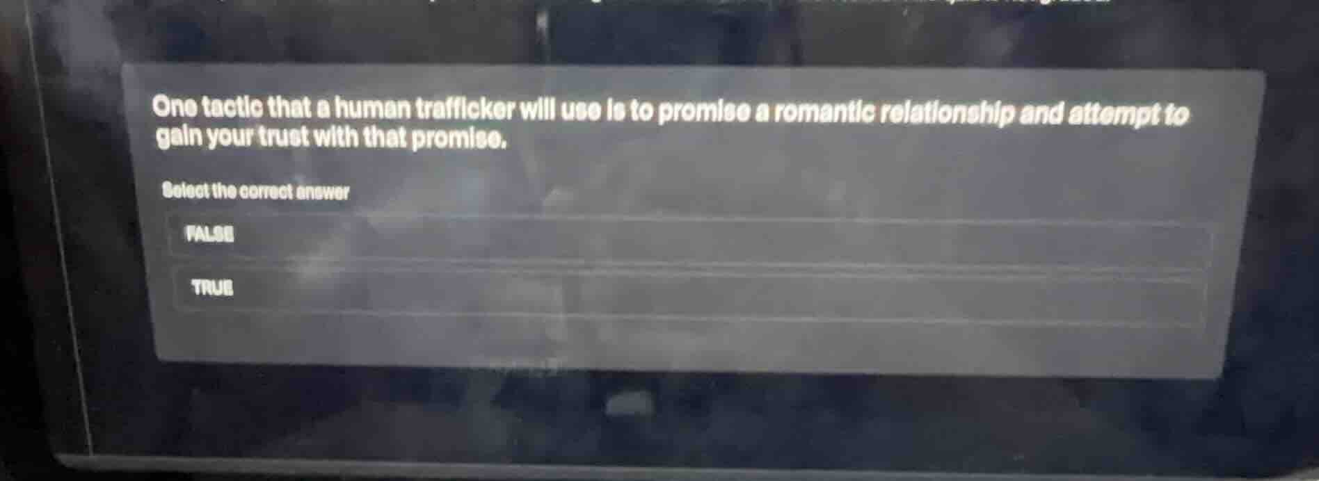 one tactic that a human trafficker will use is to promise a romantic re…