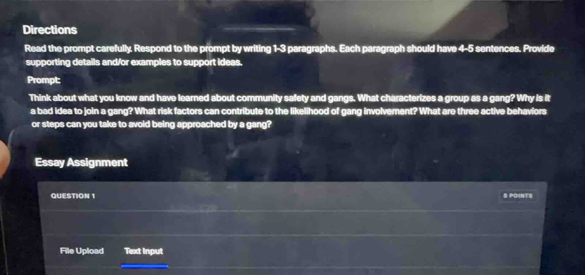 directions read the prompt carefully. respond to the prompt by writing …