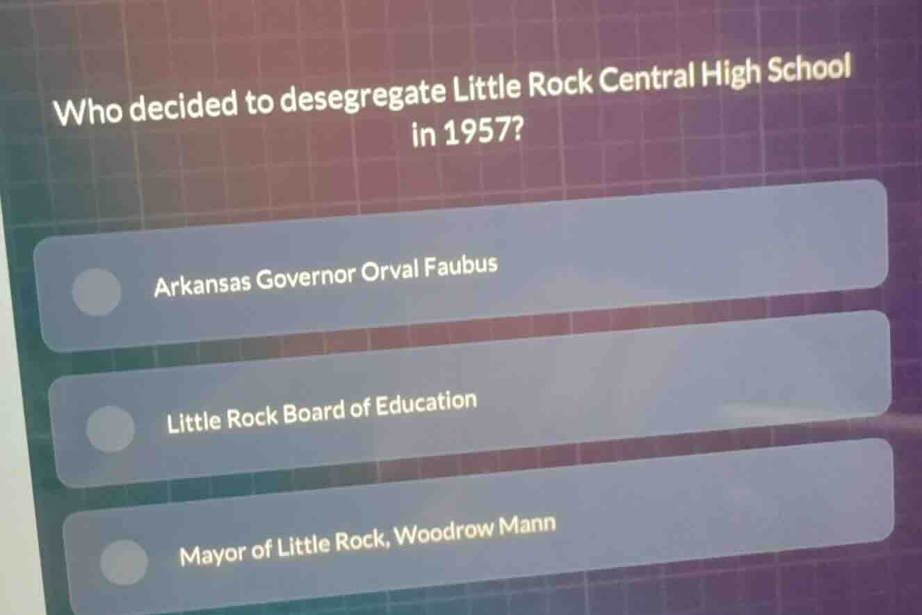 who decided to desegregate little rock central high school in 1957? ark…