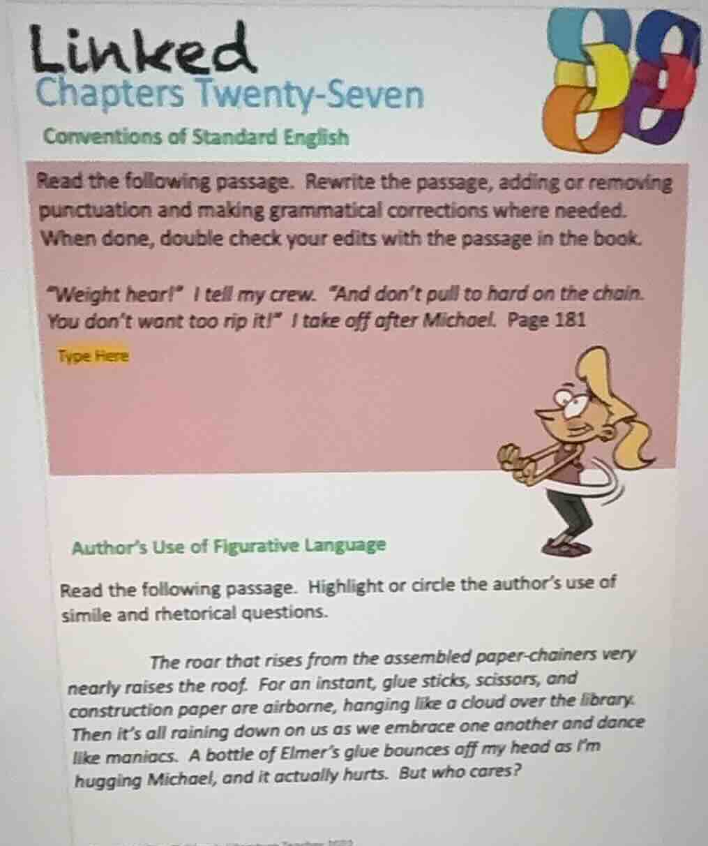 linked chapters twenty-seven conventions of standard english read the f…