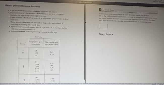 a certain apprentice has enrolled in 35 hours of training courses. the …