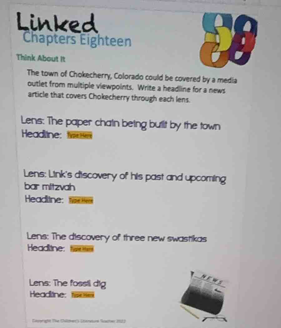 linked chapters eighteen think about it the town of chokecherry, colora…