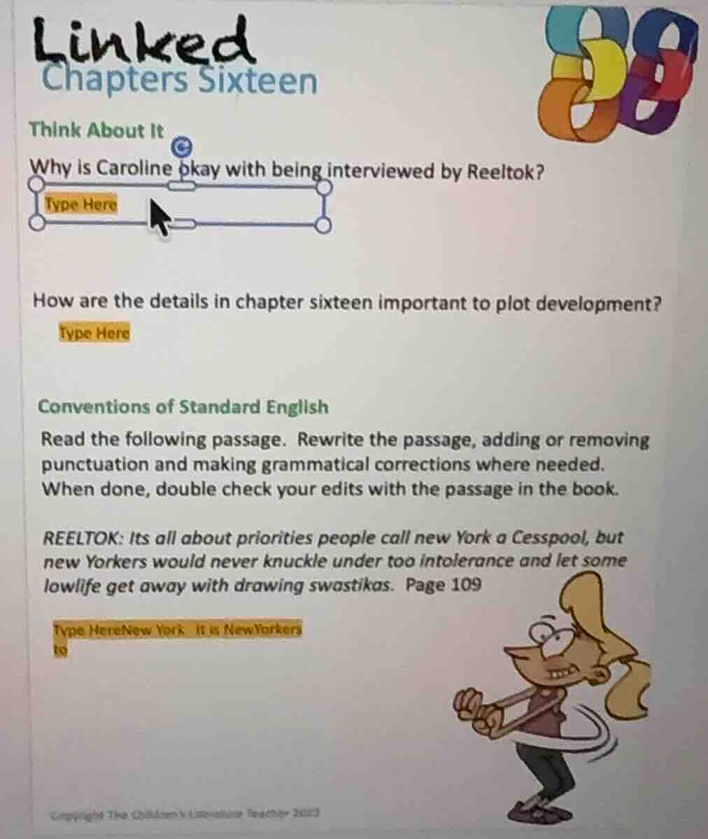 linked chapters sixteen think about it why is caroline okay with being …