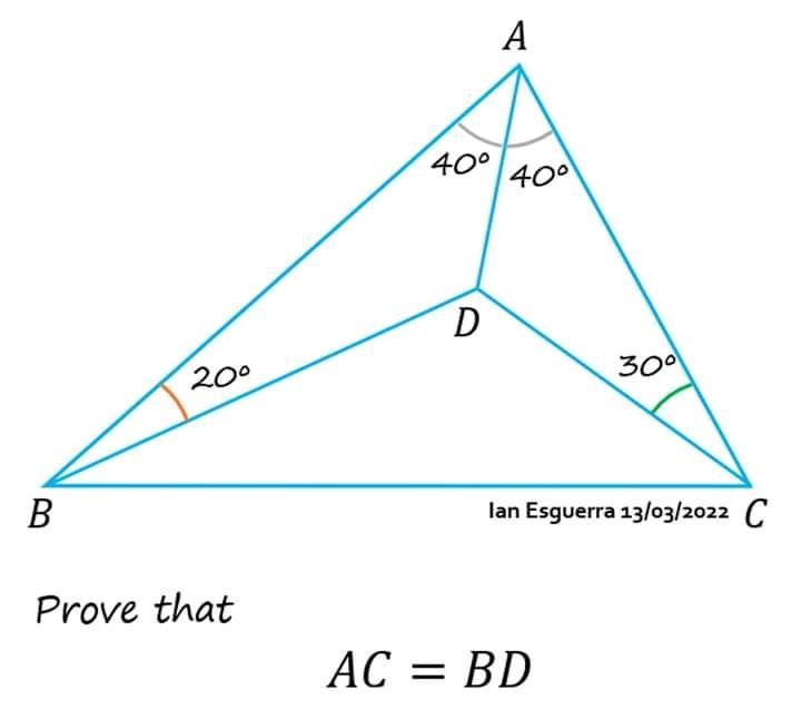 prove that \\ac = bd\\
