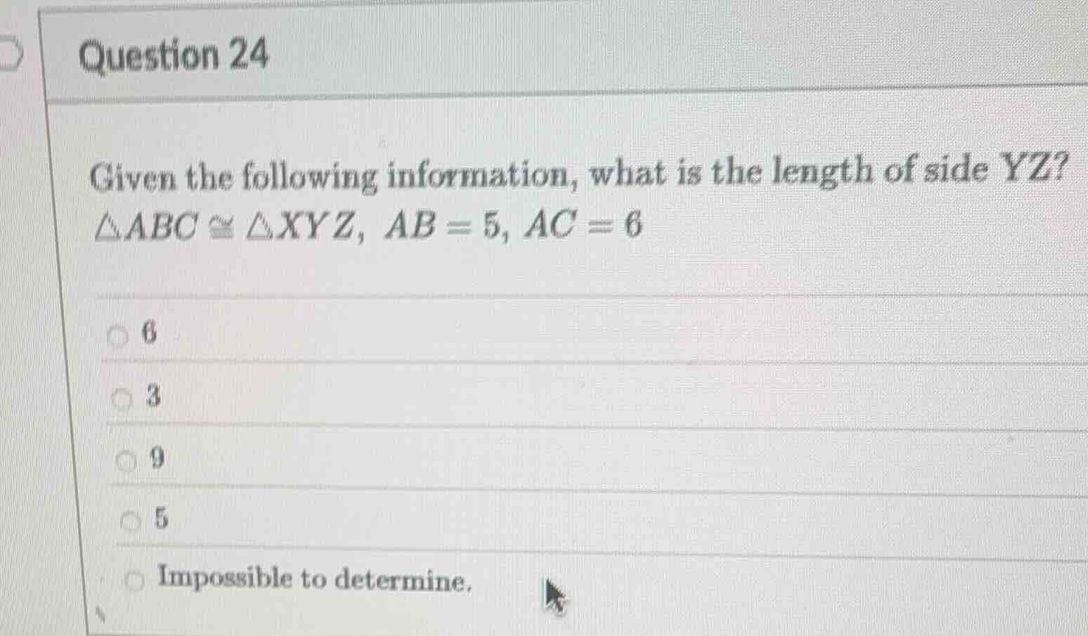Question was provided via image upload.