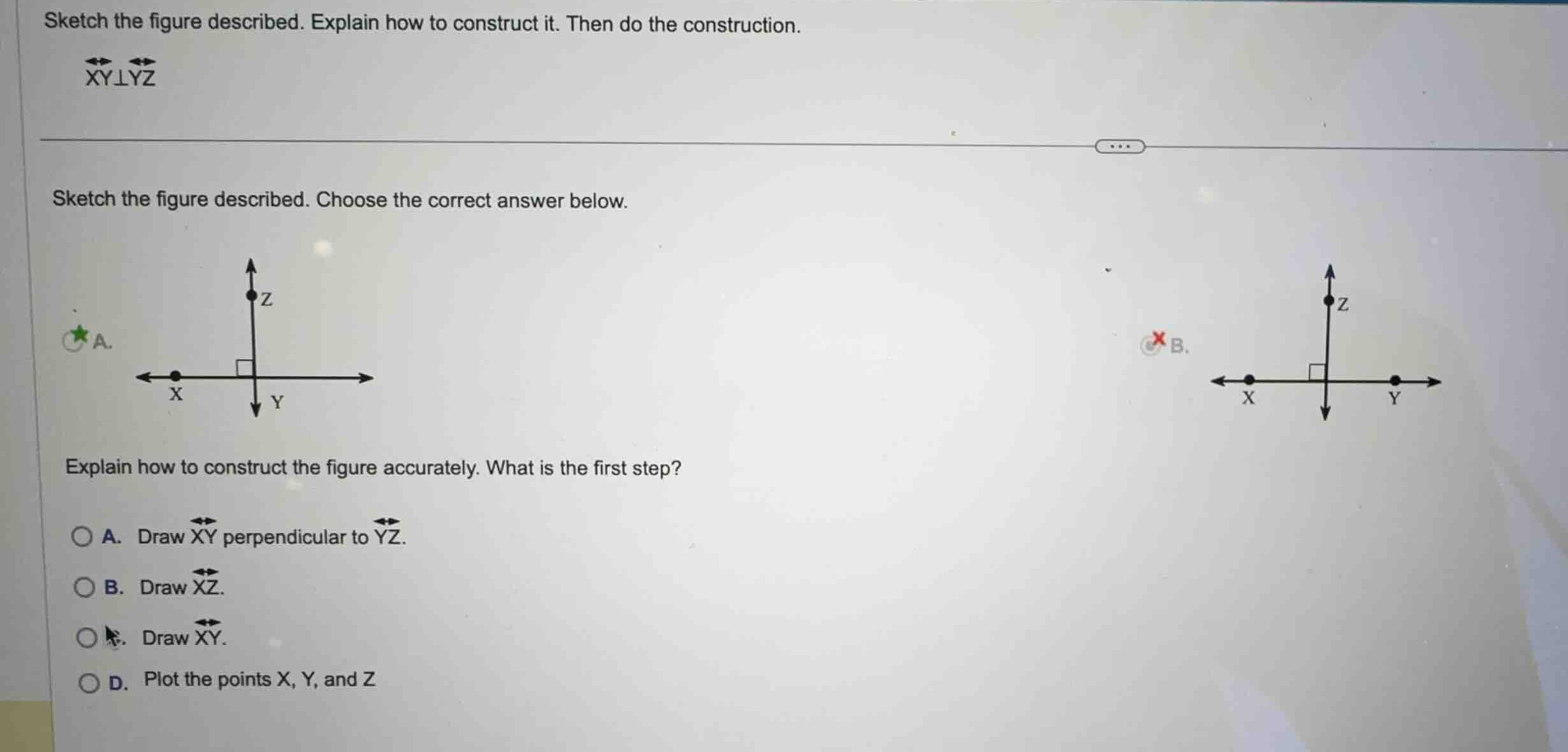 sketch the figure described. explain how to construct it. then do the c…