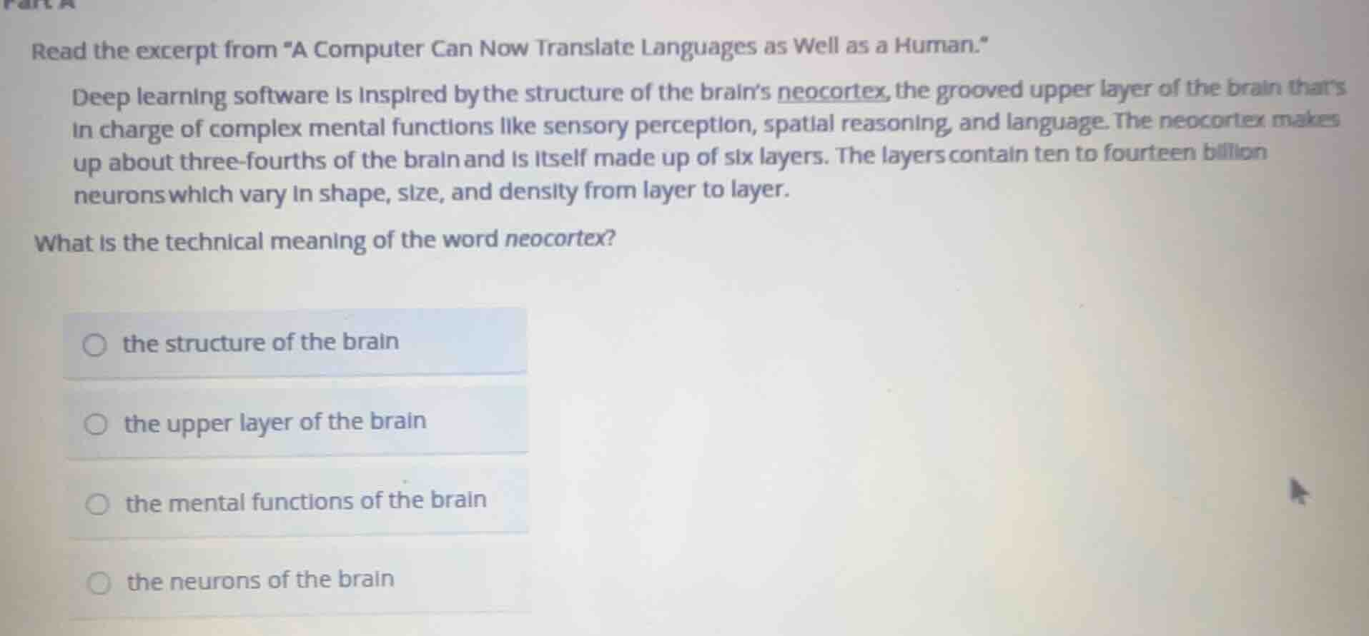 read the excerpt from \a computer can now translate languages as well a…