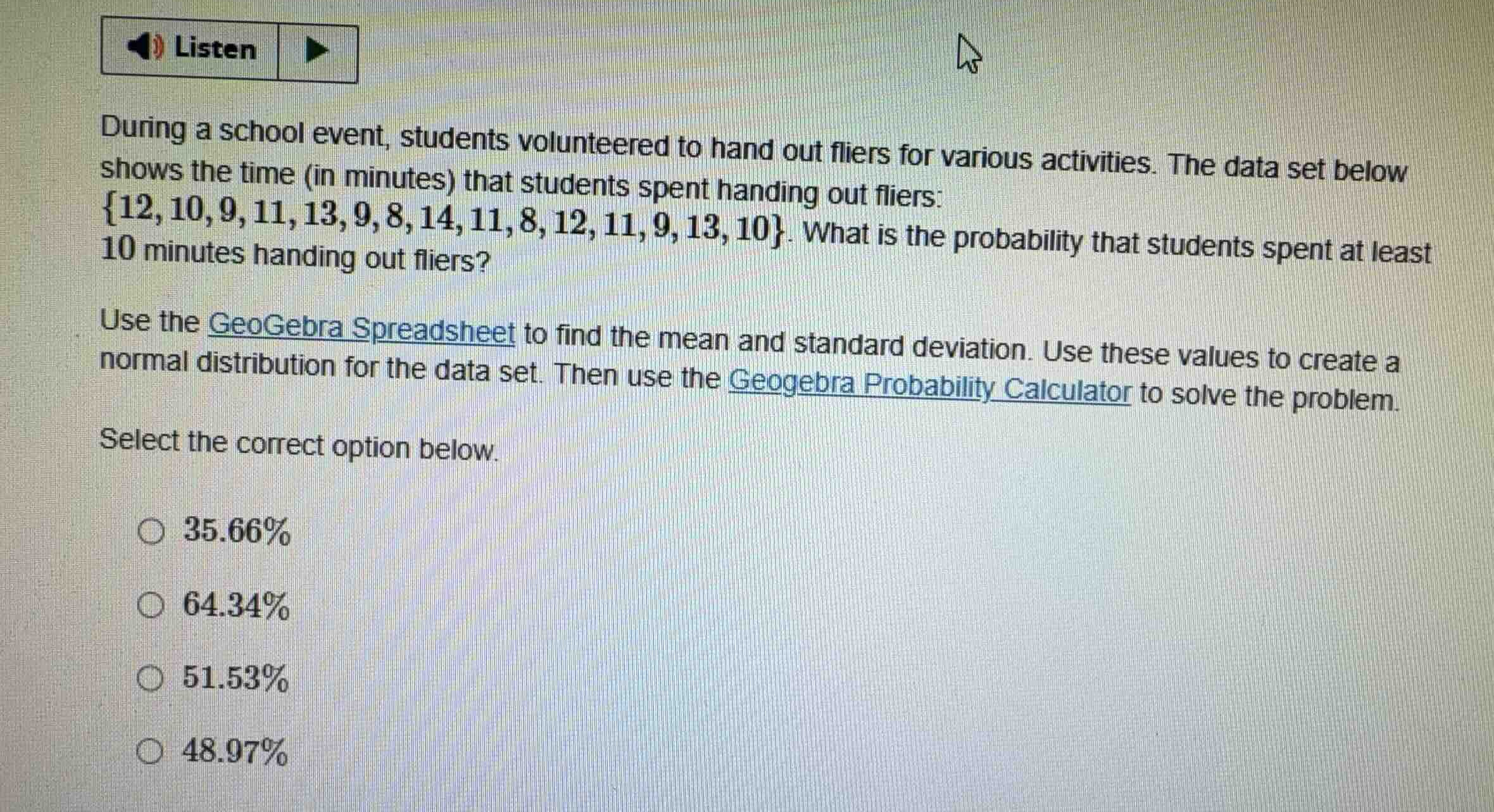 during a school event, students volunteered to hand out fliers for vari…