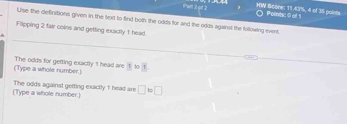use the definitions given in the text to find both the odds for and the…