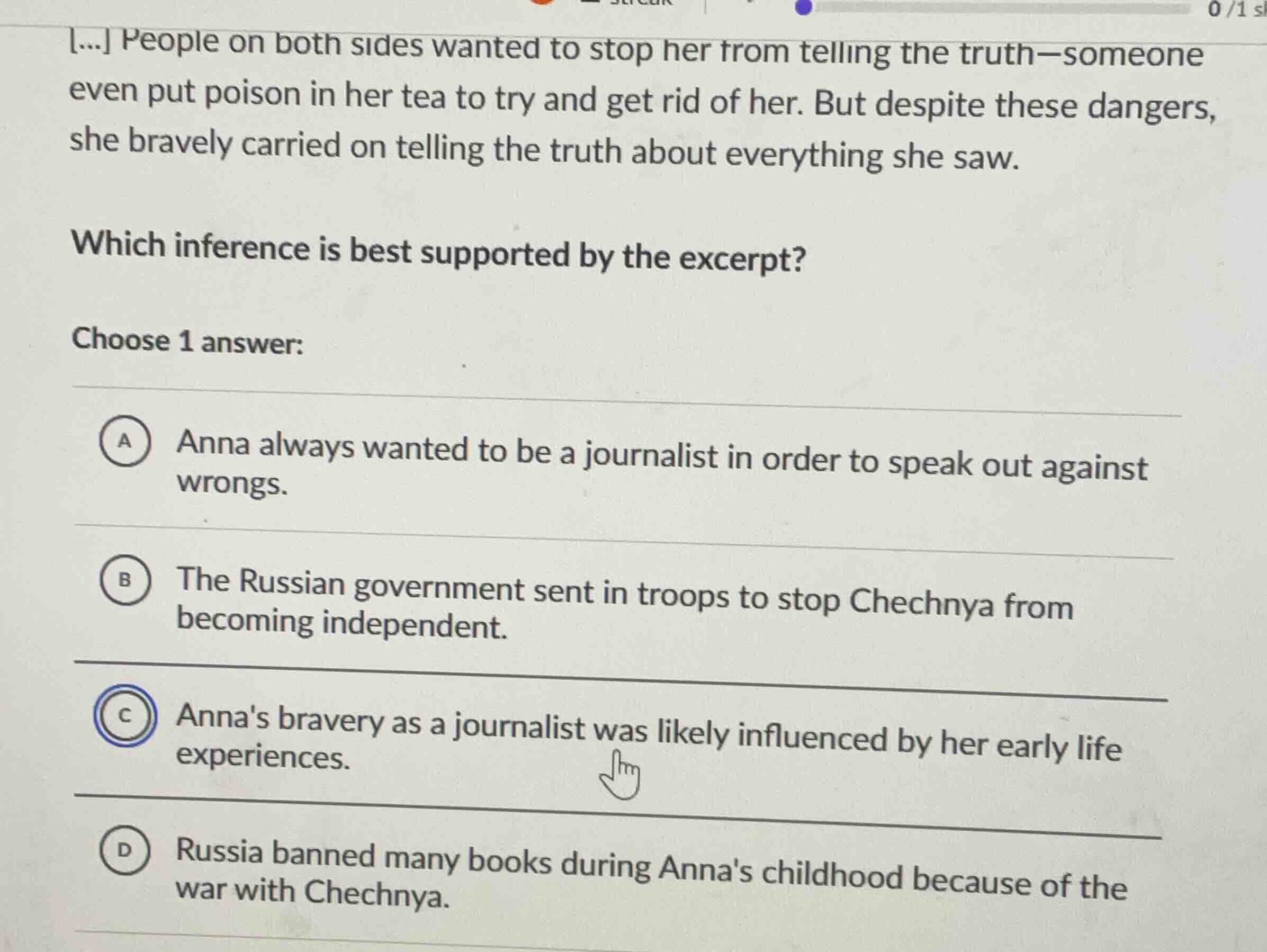 ... people on both sides wanted to stop her from telling the truth-some…