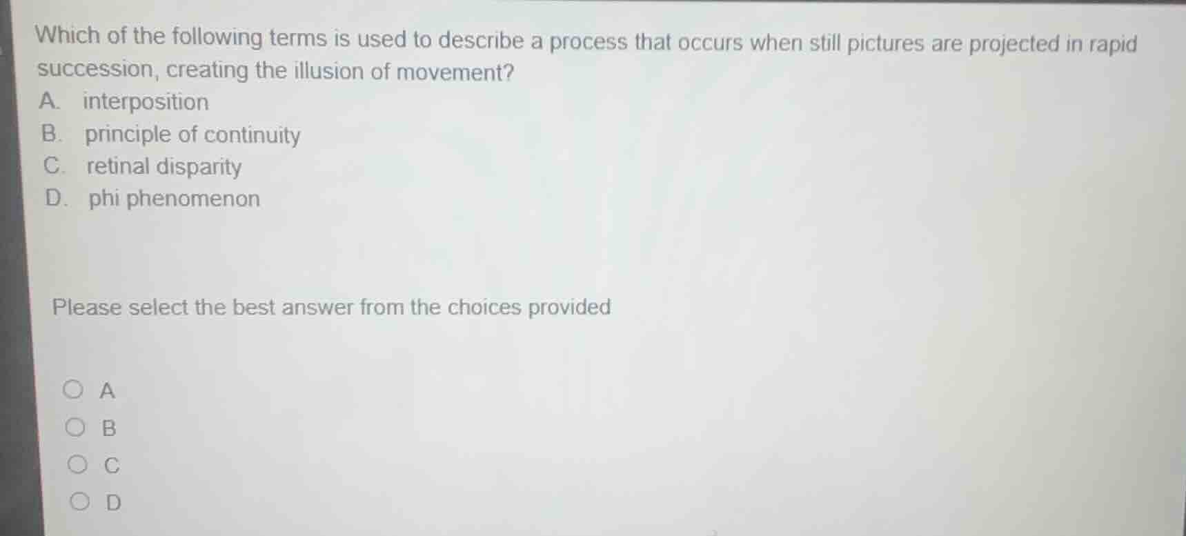 which of the following terms is used to describe a process that occurs …