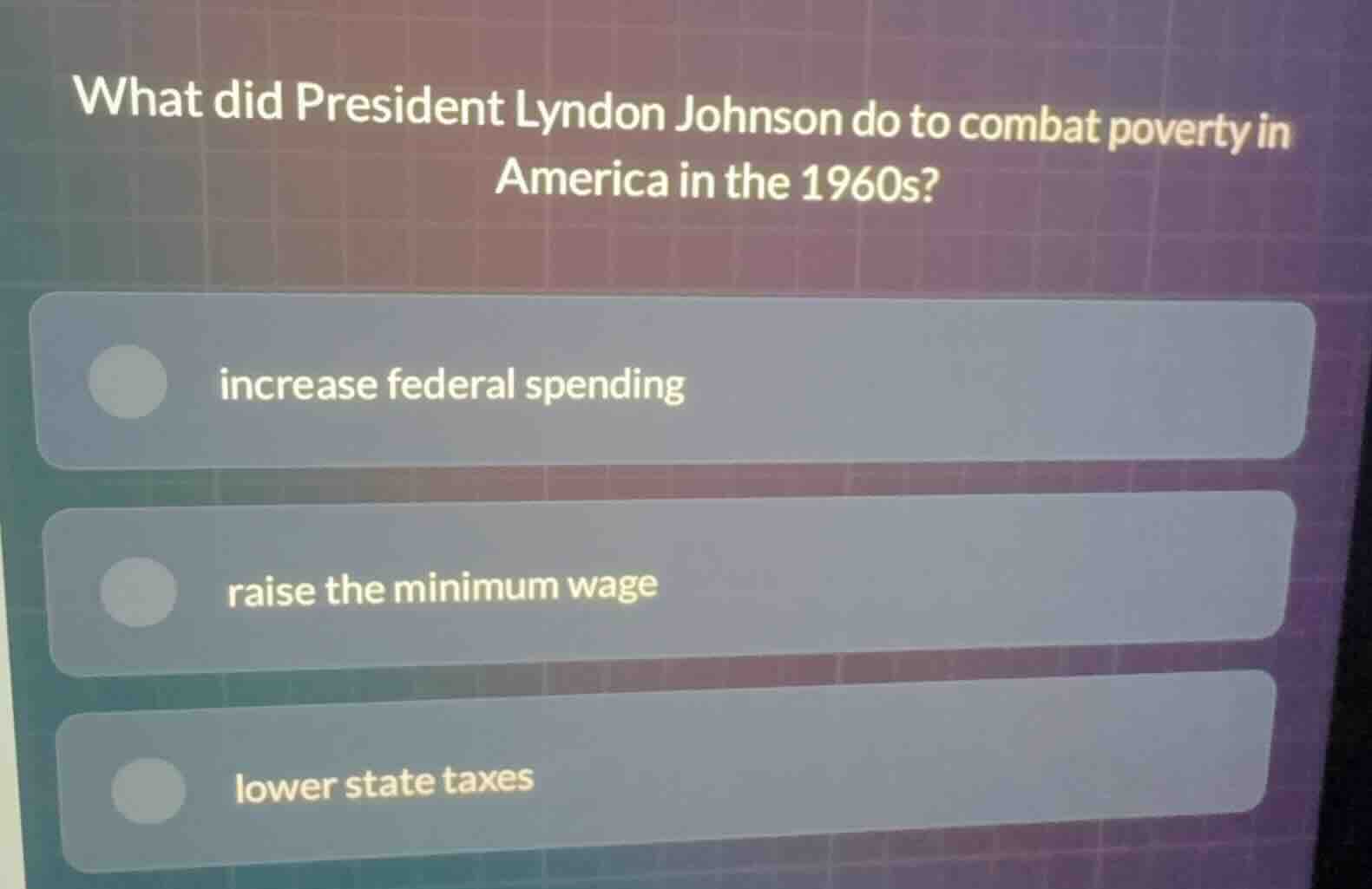 what did president lyndon johnson do to combat poverty in america in th…