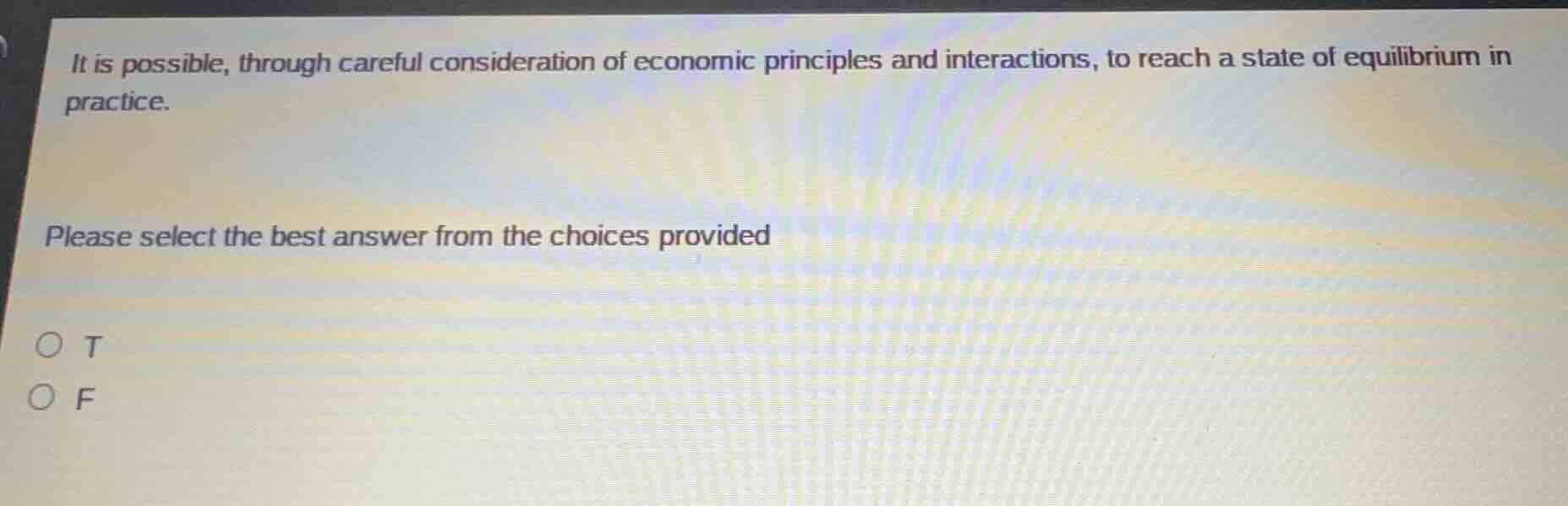 it is possible, through careful consideration of economic principles an…
