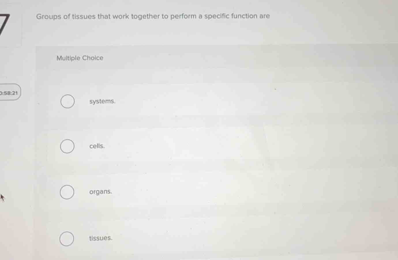 groups of tissues that work together to perform a specific function are…
