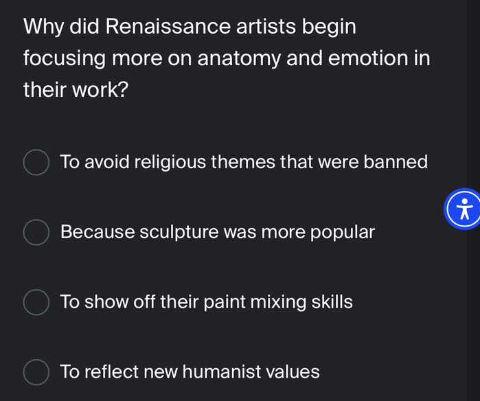 why did renaissance artists begin focusing more on anatomy and emotion …