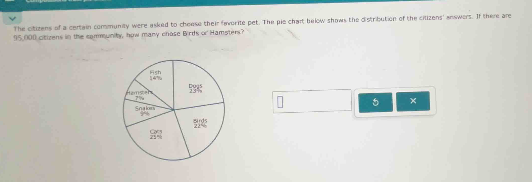 the citizens of a certain community were asked to choose their favorite…