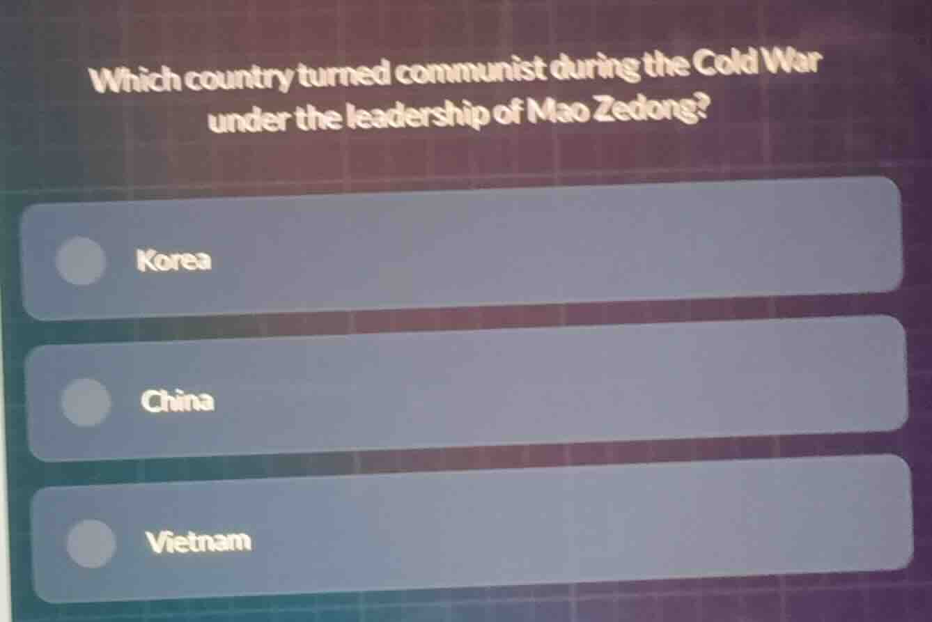 which country turned communist during the cold war under the leadership…