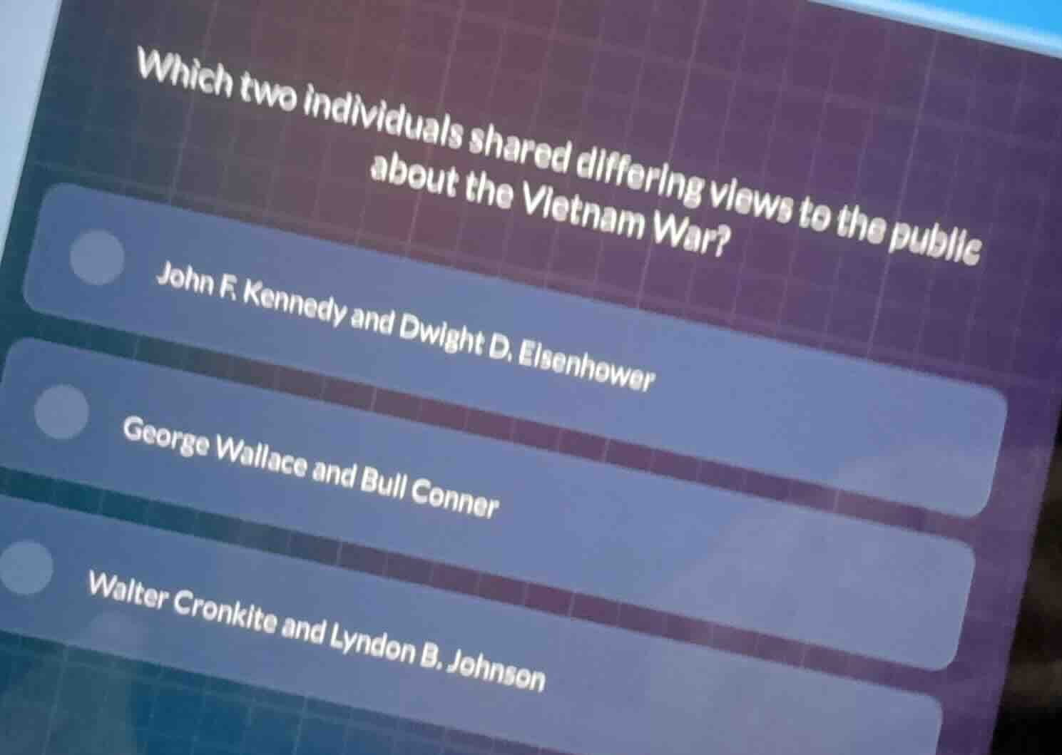 which two individuals shared differing views to the public about the vi…