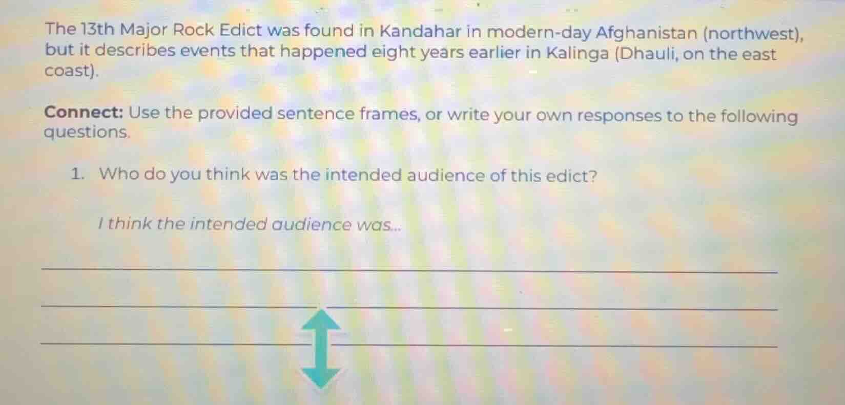 the 13th major rock edict was found in kandahar in modern-day afghanist…