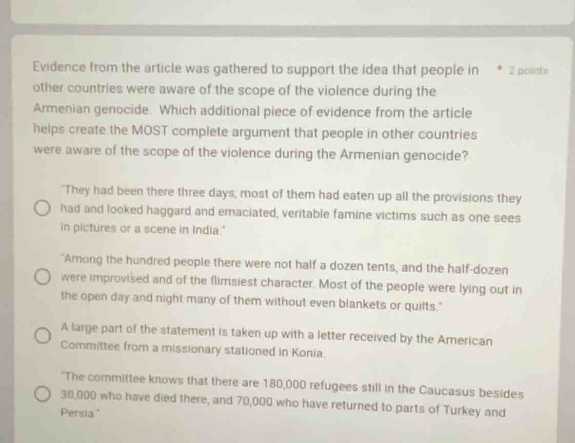 evidence from the article was gathered to support the idea that people …