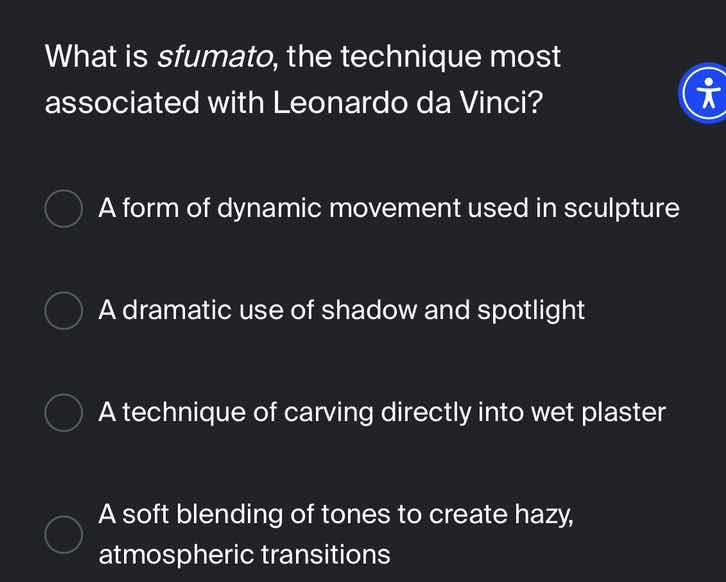 what is sfumato, the technique most associated with leonardo da vinci? …