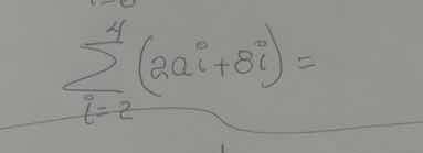 \\\\sum_{i=2}^{4} (2a_i + 8i) =\\