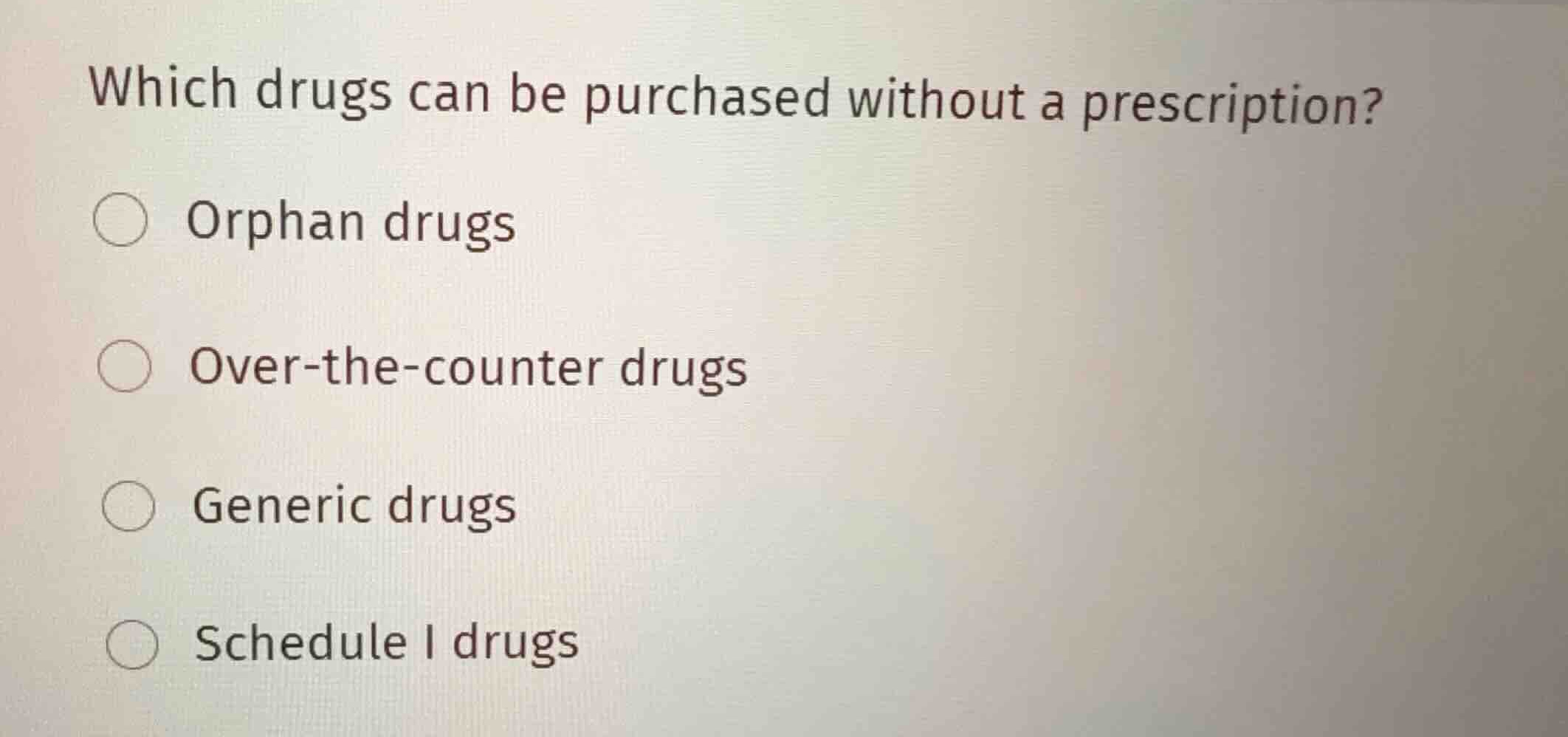 which drugs can be purchased without a prescription? orphan drugs over-…