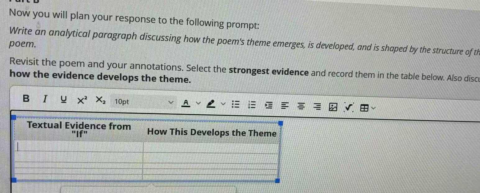 part b now you will plan your response to the following prompt: write a…