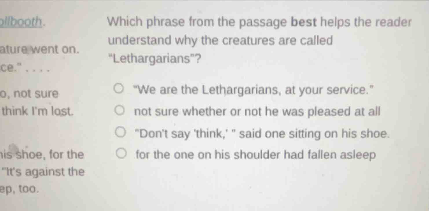 which phrase from the passage best helps the reader understand why the …