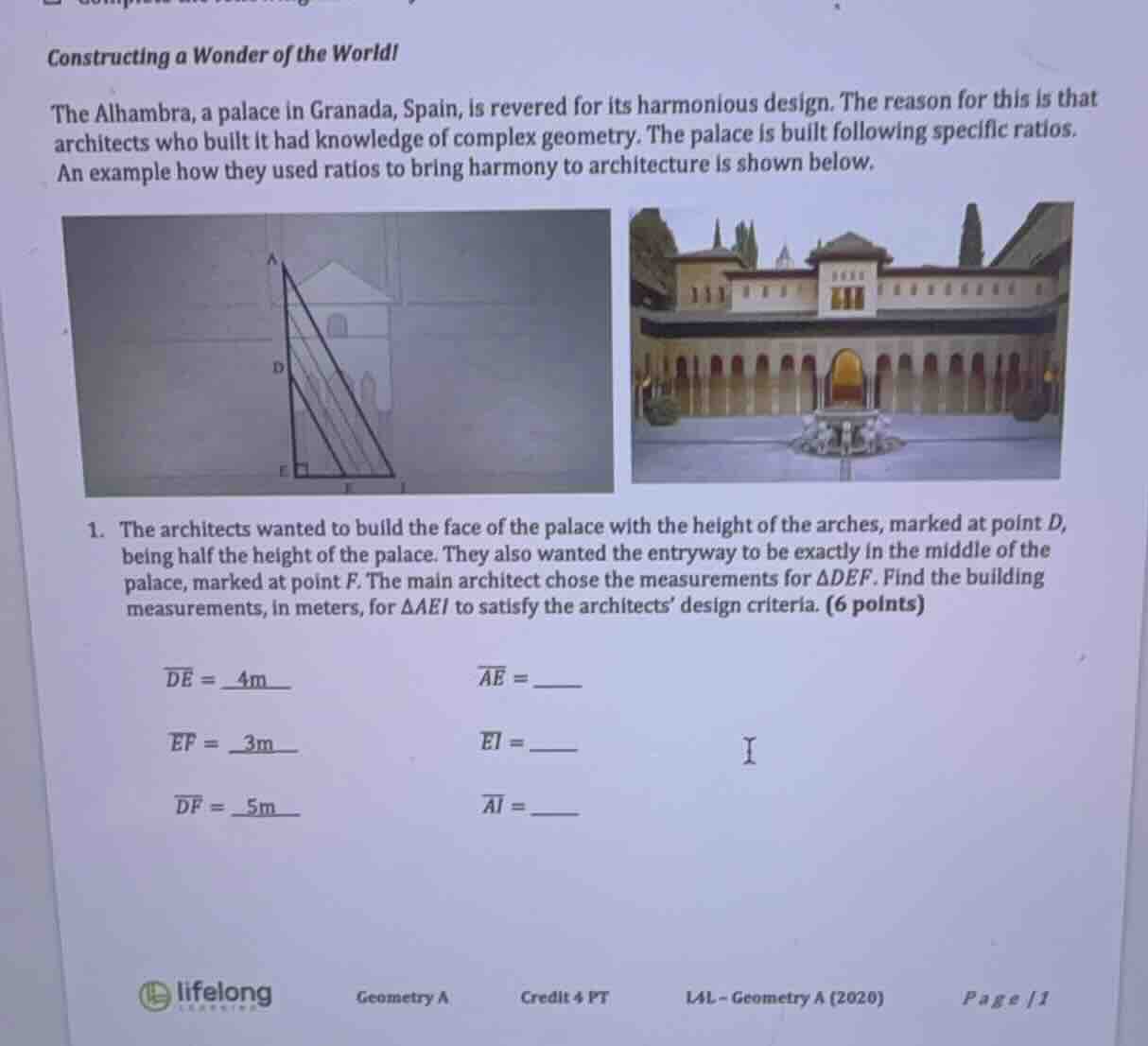 constructing a wonder of the world! the alhambra, a palace in granada, …