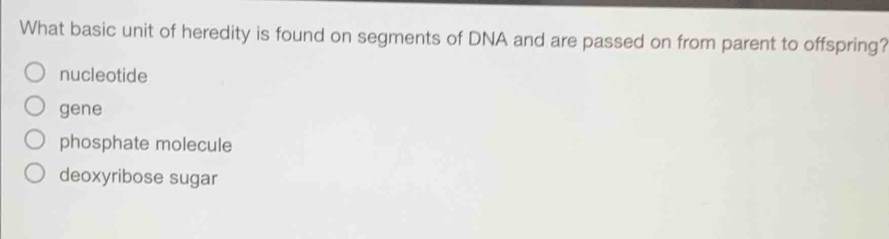 what basic unit of heredity is found on segments of dna and are passed …