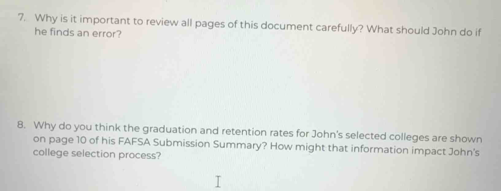 7. why is it important to review all pages of this document carefully? …