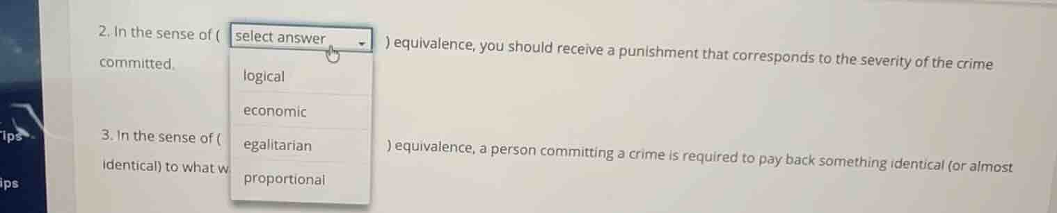 2. in the sense of ( select answer ) equivalence, you should receive a …