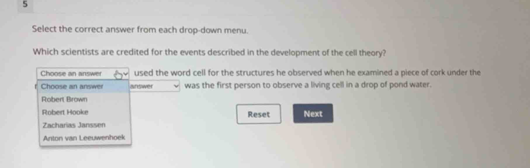 select the correct answer from each drop-down menu. which scientists ar…