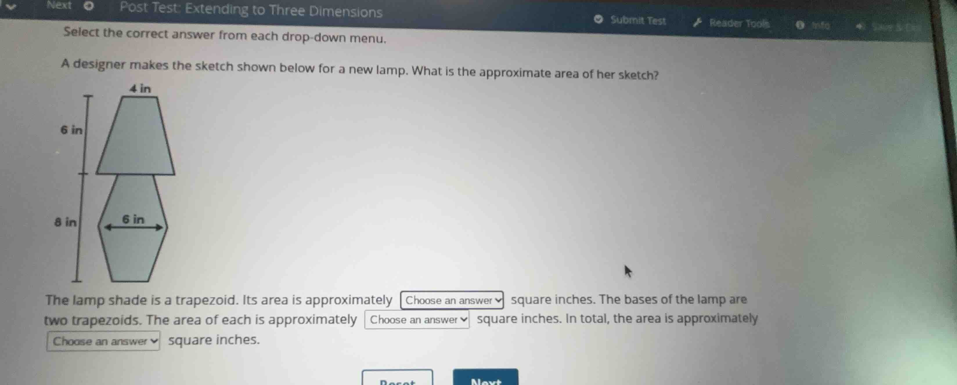 select the correct answer from each drop-down menu. a designer makes th…