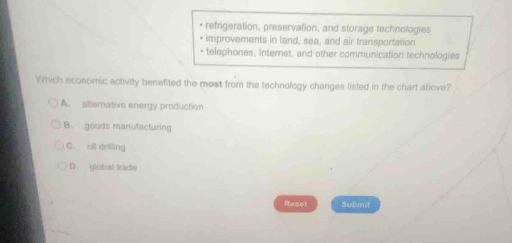 • refrigeration, preservation, and storage technologies • improvements …