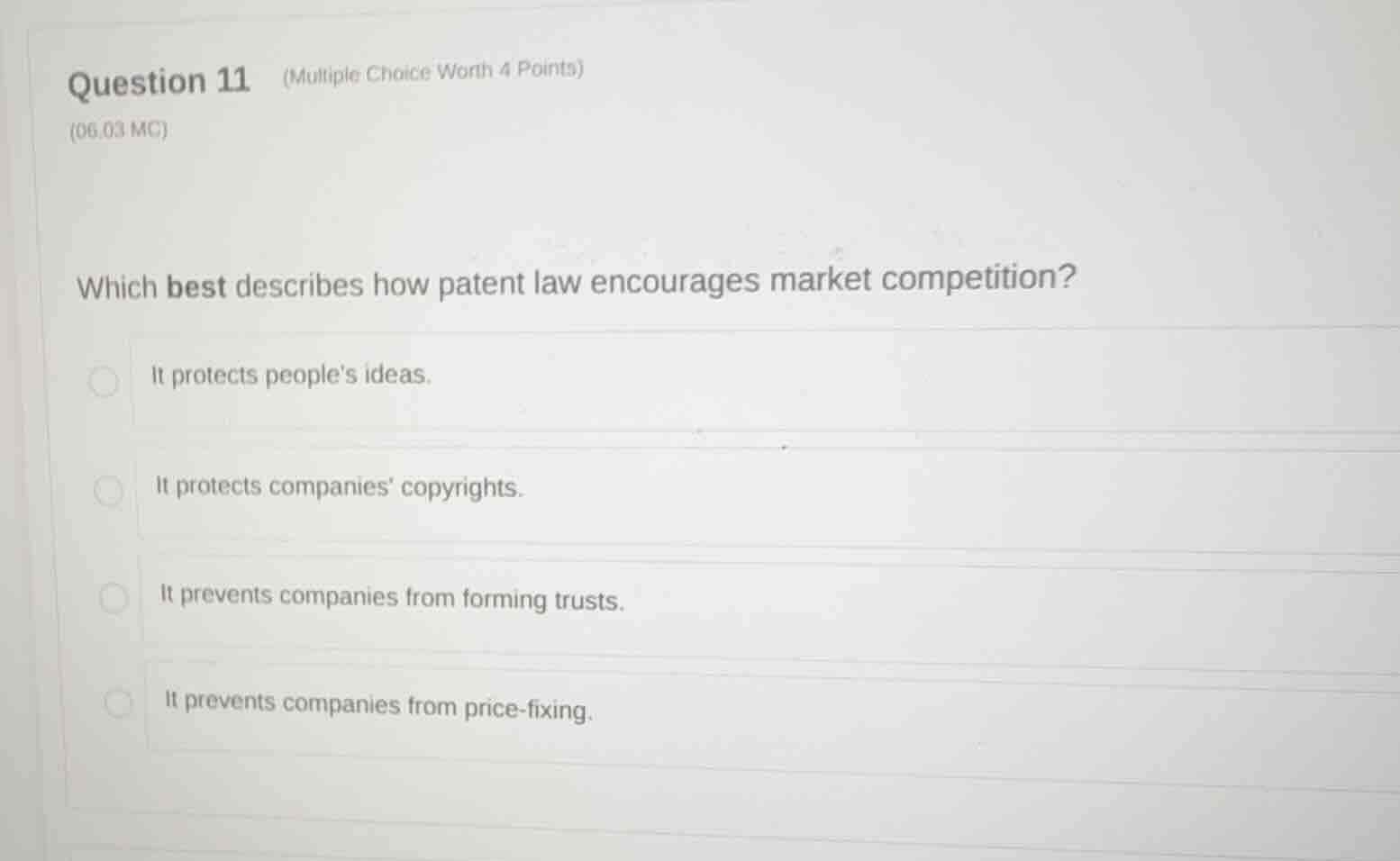 question 11 (multiple choice worth 4 points) (06.03 mc) which best desc…