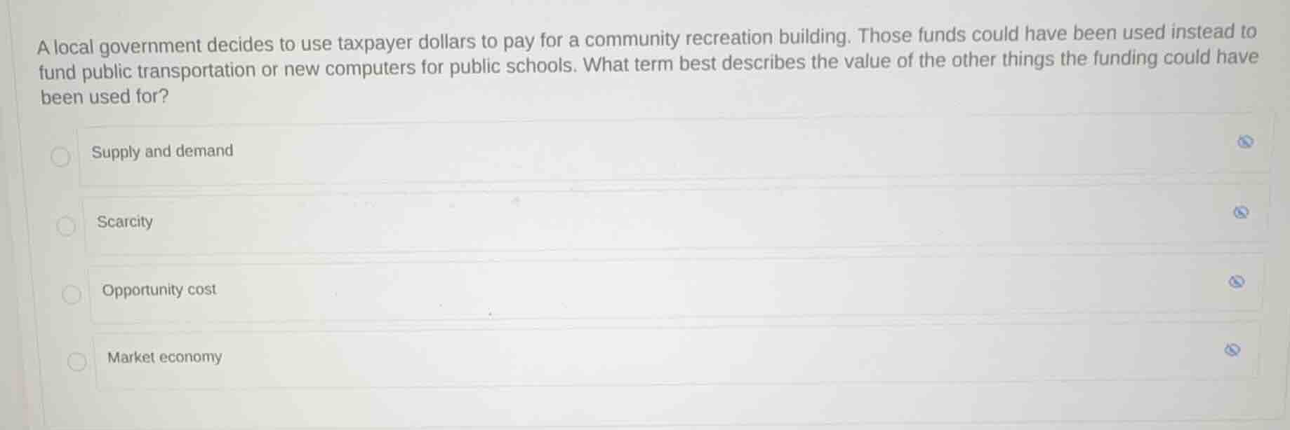a local government decides to use taxpayer dollars to pay for a communi…