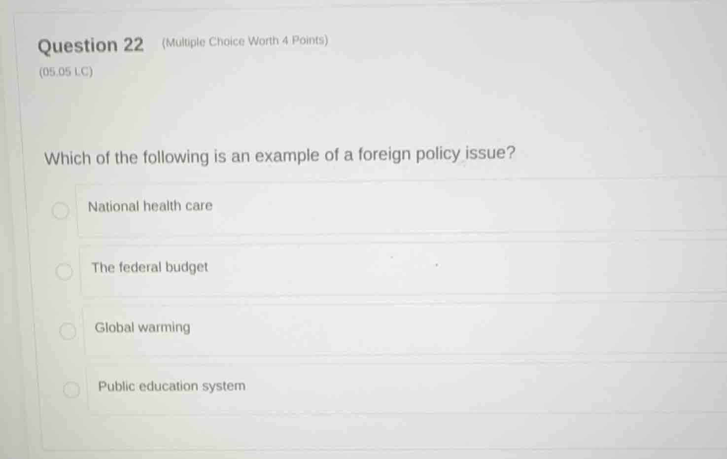 question 22 (multiple choice worth 4 points) (05.05 lc) which of the fo…