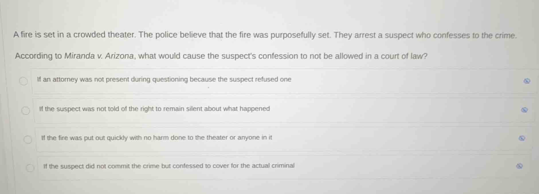 a fire is set in a crowded theater. the police believe that the fire wa…