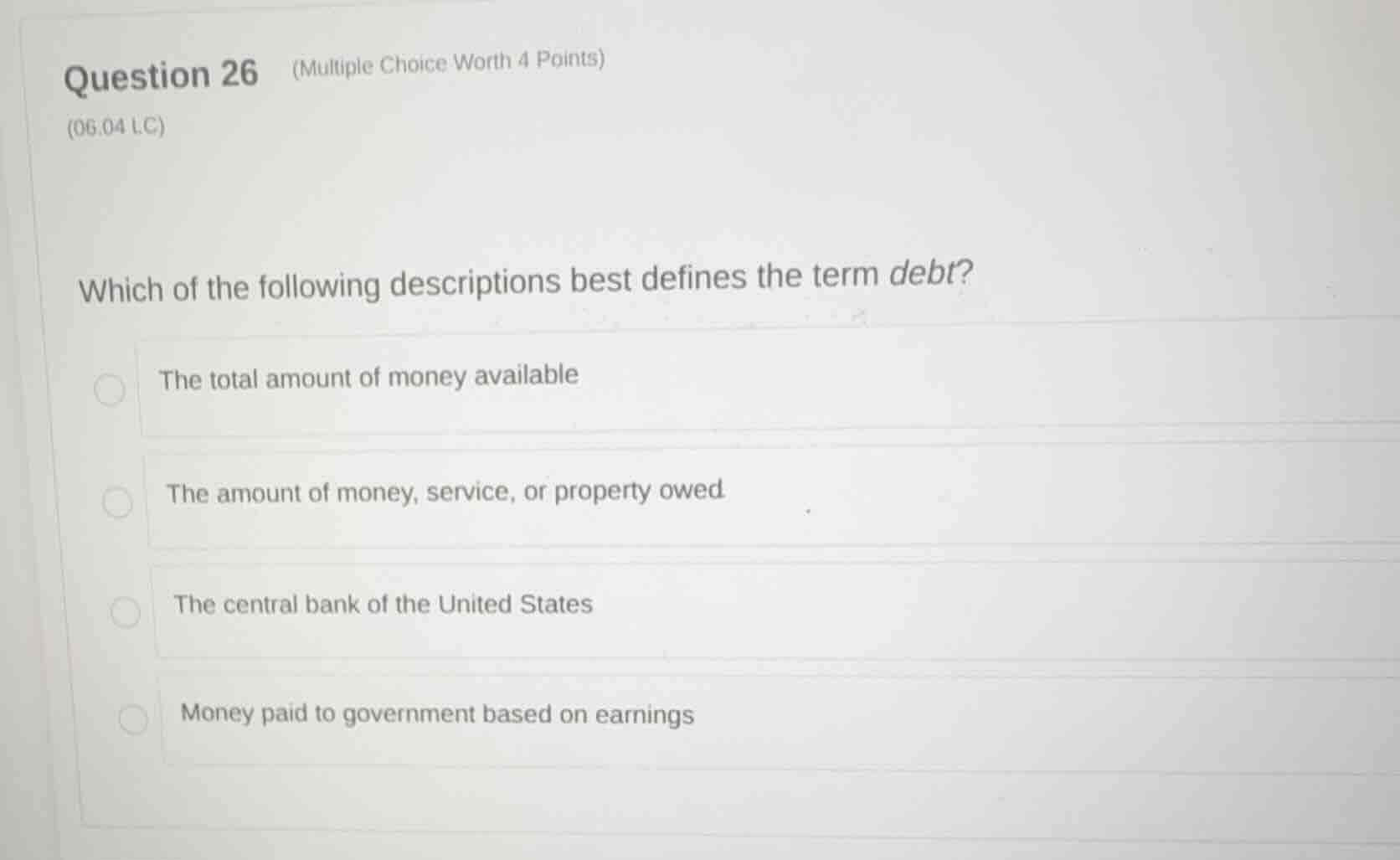 question 26 (multiple choice worth 4 points) (06.04 lc) which of the fo…