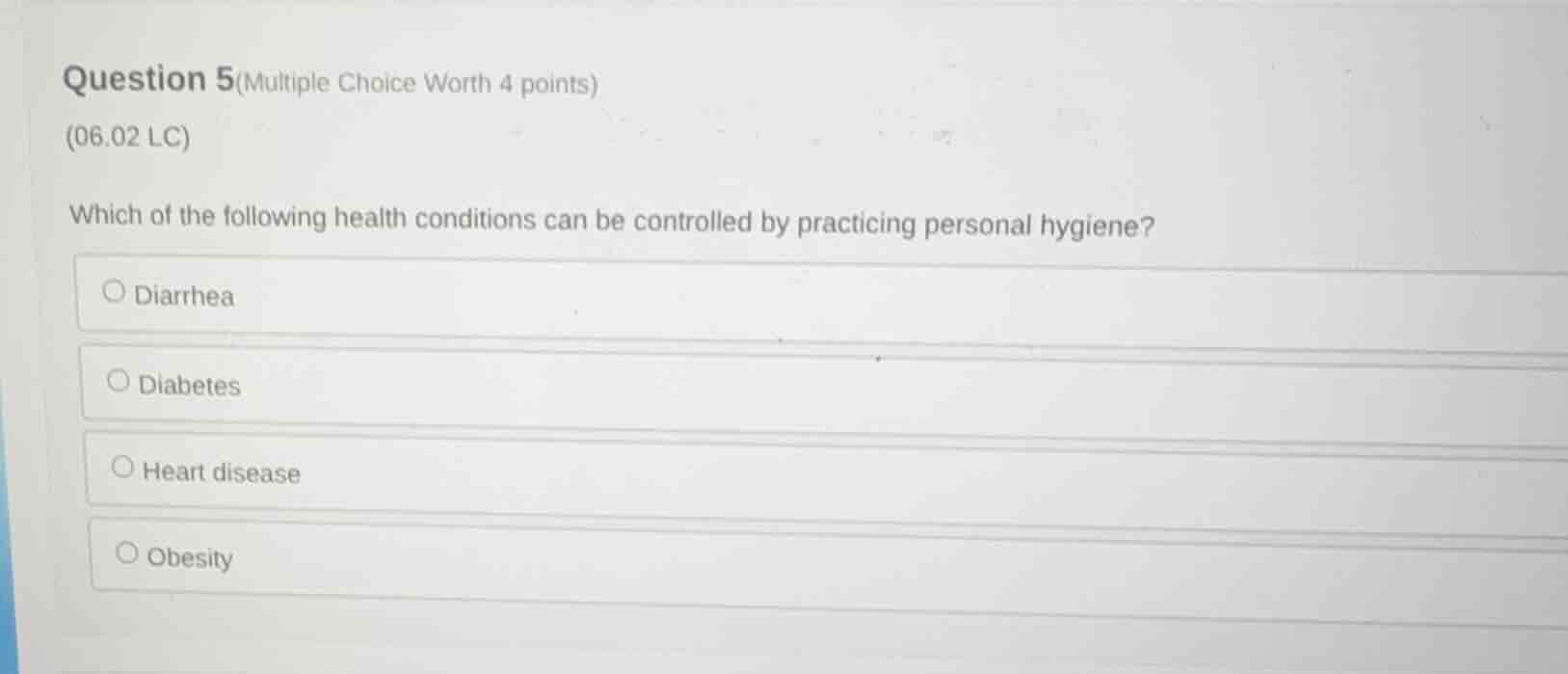 question 5(multiple choice worth 4 points) (06.02 lc) which of the foll…