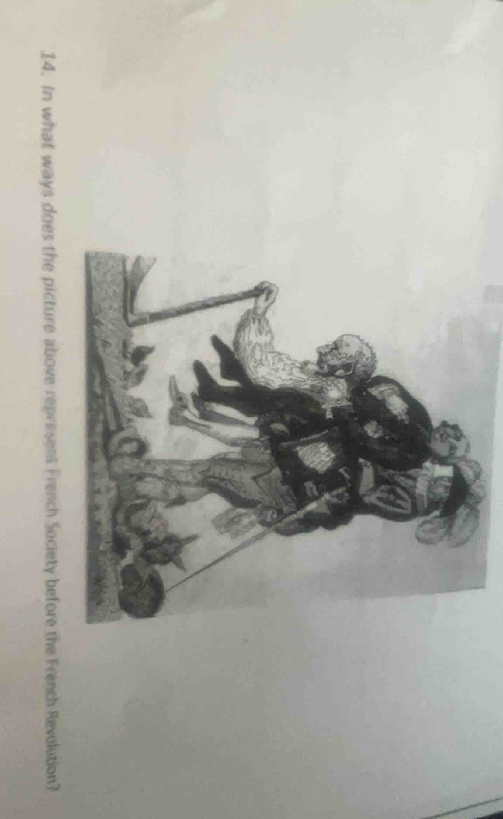 14. in what ways does the picture above represent french society before…