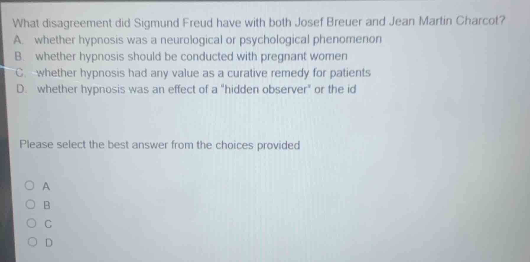 what disagreement did sigmund freud have with both josef breuer and jea…