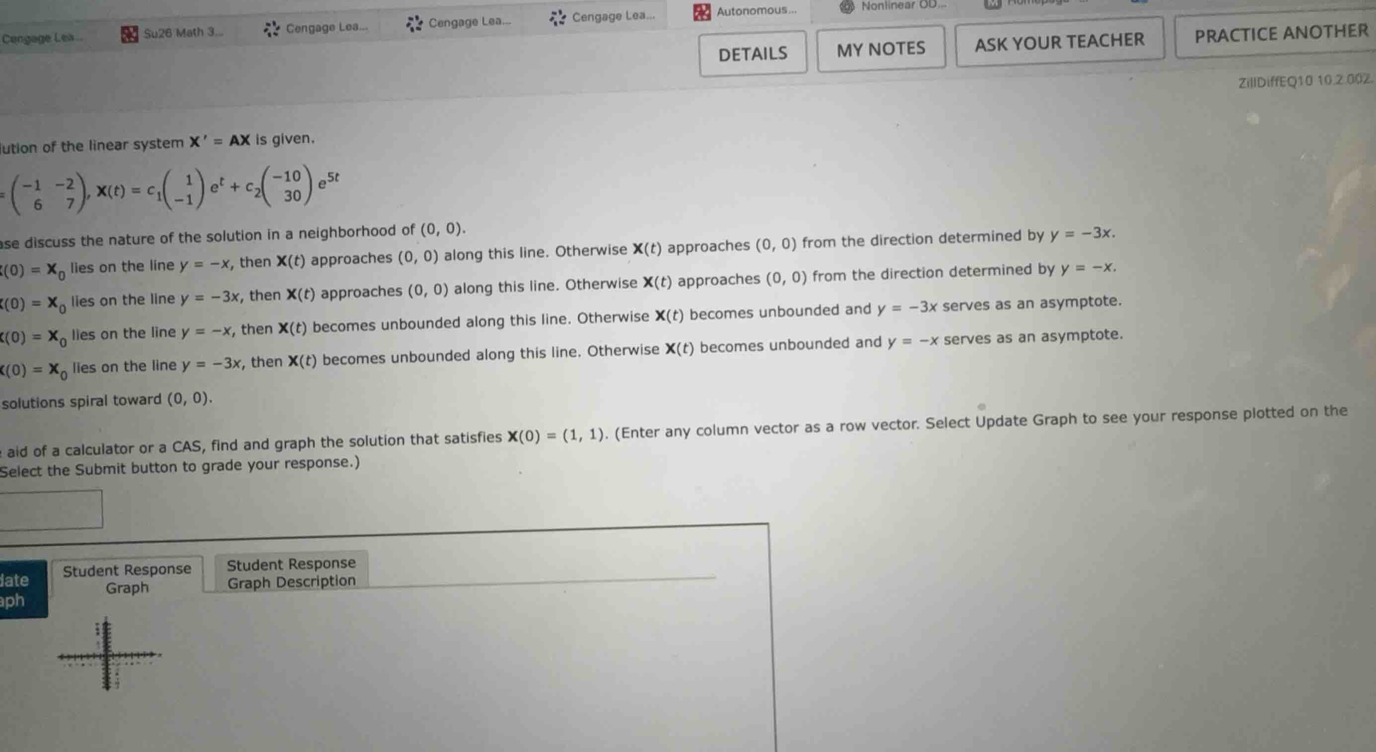 the solution of the linear system \\(\\mathbf{x} = \\mathbf{a}\\mathbf{…
