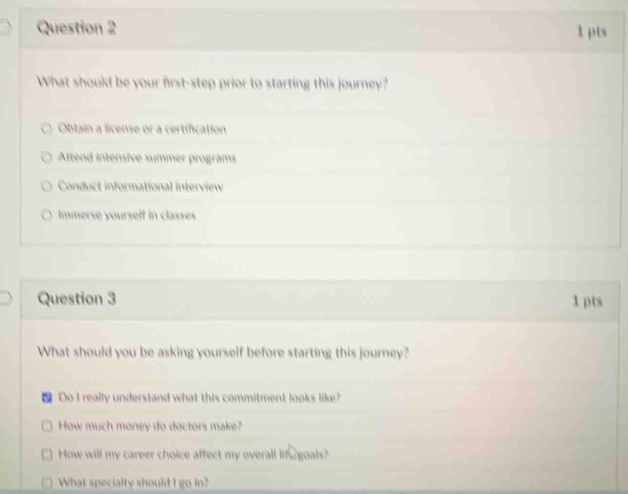 question 2 1 pts what should be your first-step prior to starting this …
