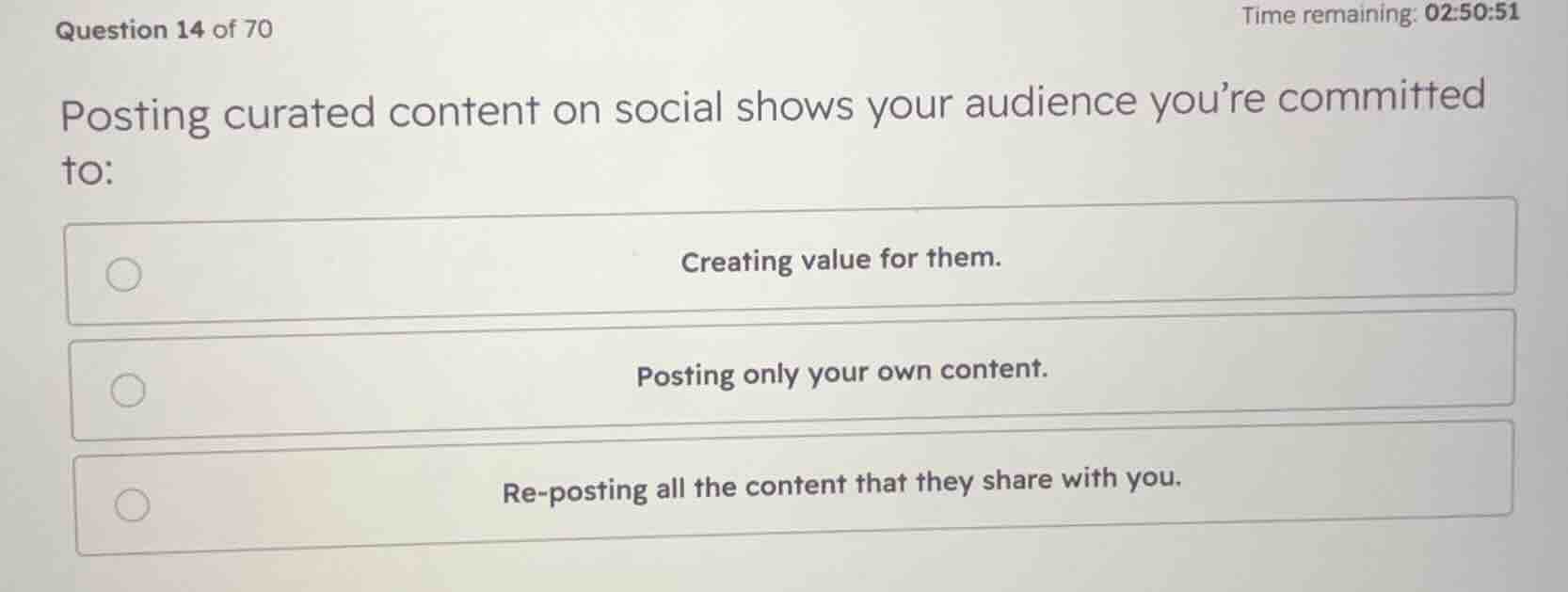 posting curated content on social shows your audience youre committed t…