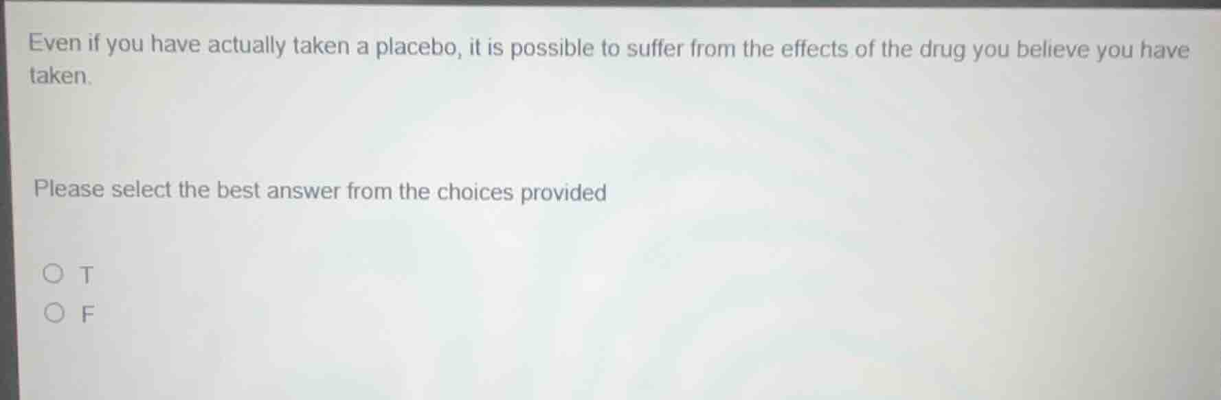 even if you have actually taken a placebo, it is possible to suffer fro…